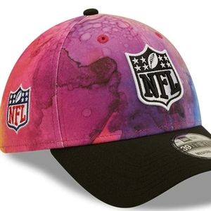 New Era 2022 NFL Crucial Catch 39THIRTY Flex Hat - Pink/Black sz L/XL